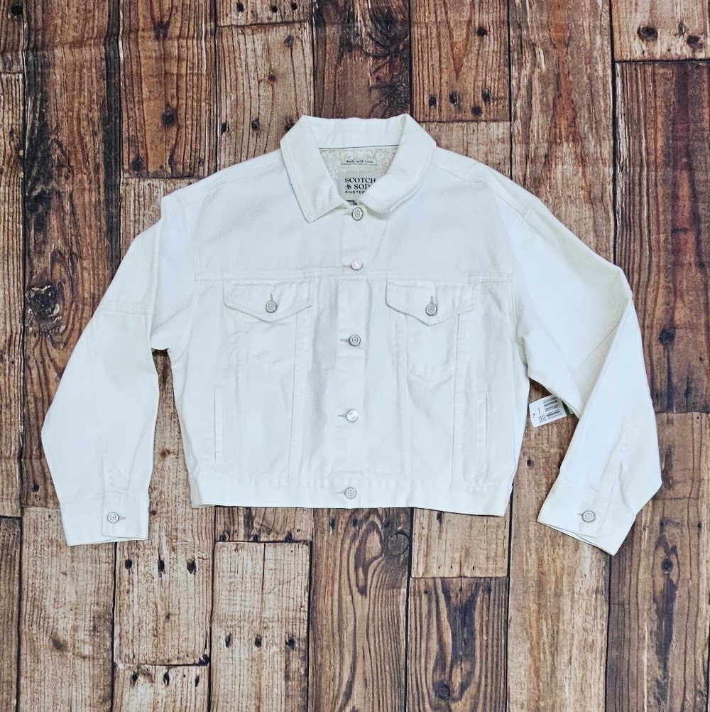 Scotch & Soda Tucker Denim Jacket Women's Size Large NWT